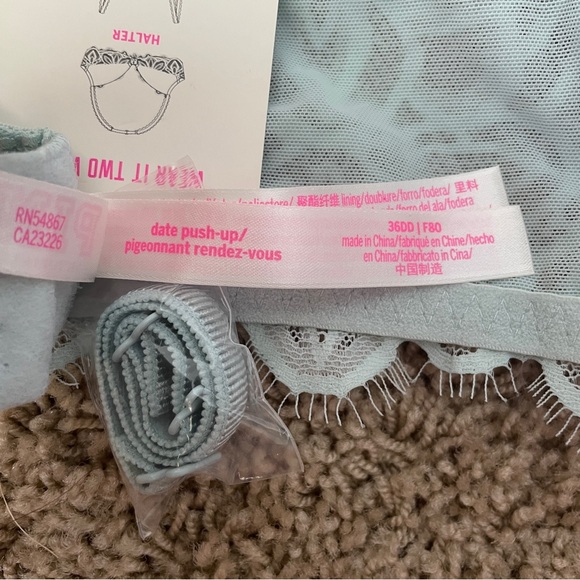 PINK Date Convertible Halter Push-Up Bra - Picture 7 of 8